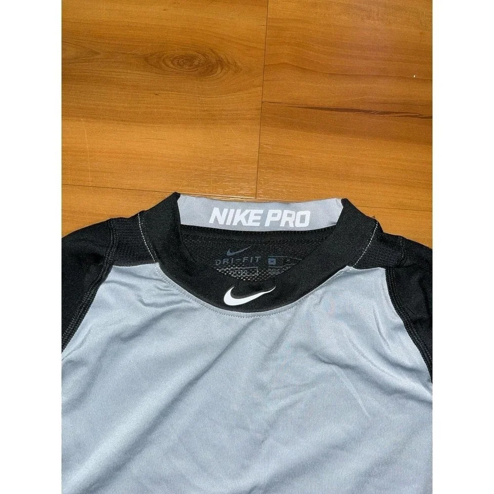 Boys Nike Pro Dri Fit Sports Athletic Performance Top Shirt